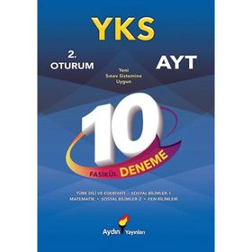 Aydın YKS 2.Oturum AYT 10 Fasikül Deneme - kollektif