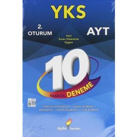 Aydın YKS 2.Oturum AYT 10 Fasikül Deneme - kollektif