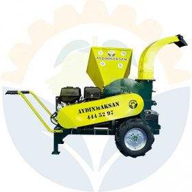 Aydınmaksan MDO-015B Bacalı Benzinli 15 HP Mobil Motorlu Dal Öğütme Makinası
