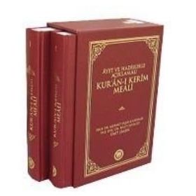 AYET VE HADISLERLE AÇIKLAMALI KUR'AN-I KERIM MEALI (2 CILT) - M. YAŞAR KANDEMIR;ÜMİT ŞİMŞEK;HALIT ZAVALSIZ