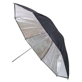 Ayex 33 inç 84 cm Siyah Gümüş Stüdyo Reflektör Şemsiyesi