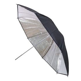 Ayex 40 inç 101 cm Siyah Gümüş Stüdyo Reflektör Şemsiyesi