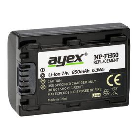 Ayex Np-Fh50 Sony Kamera Uyumlu Batarya