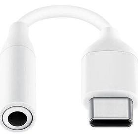 Ayex Samsung Type-C Uyumlu 3.5 mm AUX Beyaz Kulaklık ve Mikrofon Adaptörü