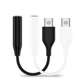 Ayex Samsung Type-C Uyumlu 3.5 mm AUX Beyaz Kulaklık ve Mikrofon Adaptörü