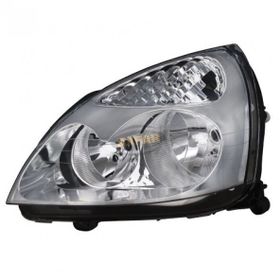 Ayfar 202257 Renault Clio 01-09 Krom Çerçeveli Manuel Sol Far