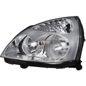 Ayfar 202257 Renault Clio 01-09 Krom Çerçeveli Manuel Sol Far