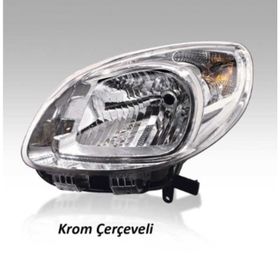 Ayfar 202311 Renault Kango 13- Manuel Krom Çerçeveli Sol Far