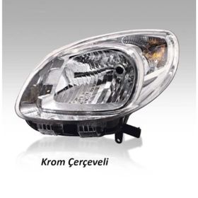 Ayfar 202312 Renault Kango 13- Motorlu Krom Çerçeveli Sağ Far