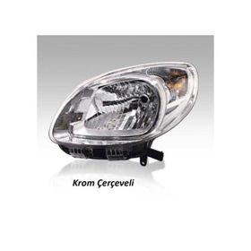 Ayfar 202312 Renault Kango 13- Motorlu Krom Çerçeveli Sağ Far