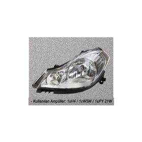 Ayfar Clio Symbol Thalia 09 Elektrikli Motorlu H4 Sol Far Sinyal