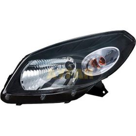 Ayfar Dacia Logan Sandero Siyah Çerçeveli Sol Far