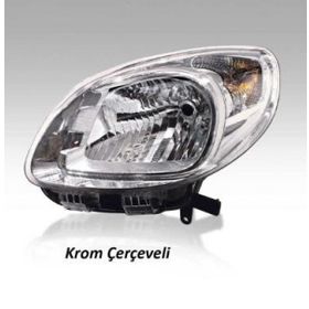 Ayfar R.Kangoo Krom Çerçeveli Motorlu 2013 Sol Far