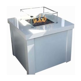 Aygaz Lhotse 817-B LR Lav Taşlı Beyaz Dış Mekan Isıtıcı