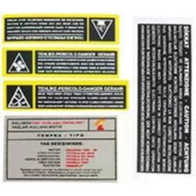 Ayhan A6013 Tipo Takım X Motor Etiketi