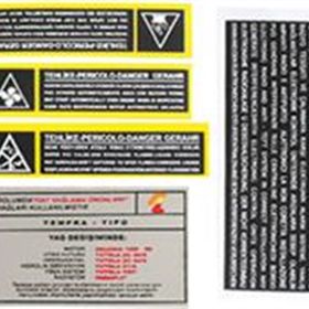 Ayhan A6013 Tipo Takım X Motor Etiketi