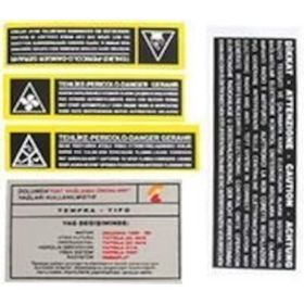 Ayhan A6013 Tipo Takım X Motor Etiketi
