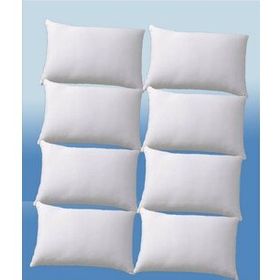 Ayhome 8 Adet 50x70 cm Fermuarlı Sıvı Geçirmez Beyaz Yastık Alezi Koruyucu Kılıfı