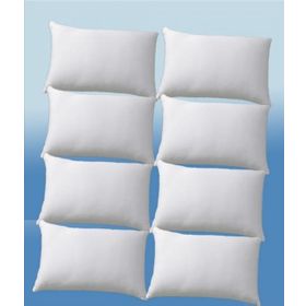 Ayhome 8 Adet 50x70 cm Fermuarlı Sıvı Geçirmez Beyaz Yastık Alezi Koruyucu Kılıfı