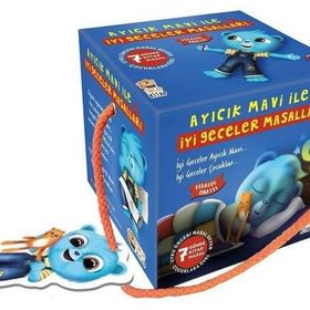 Ayıcık Mavi ile İyi Geceler Masalları Seti-7 Kitap Takım - Kolektif