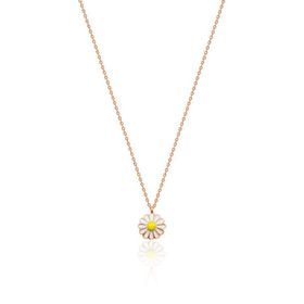 Aykat UC-441 Küçük Boy Papatya Kolye Rose Gümüş Kolye