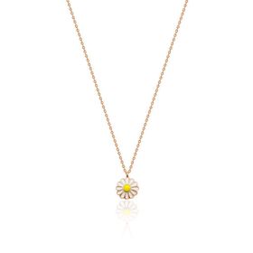 Aykat UC-441 Küçük Boy Papatya Kolye Rose Gümüş Kolye