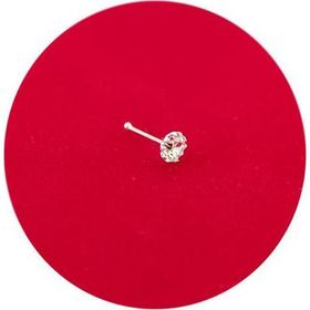 Aykat Zirkon Taşlı Gümüş Hızma Tek Taş Gümüş Hızma 925 Ayar Kadın Hızma
