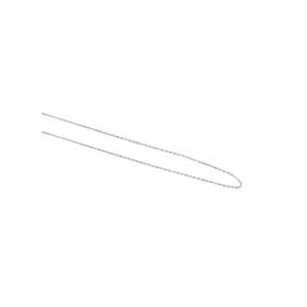 Aykat ZNC-20 Zincir 45 cm Uzunluğunda Rodyumlu Ucu Zinciri Kadın Gümüş Kolye