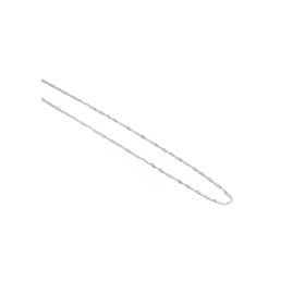 Aykat ZNC-26 Singapur Burgulu Zincir Uzunluk 50 cm Zinciri Beyaz Renk Gümüş Kolye