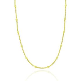 Aykat ZNC-45 Zincir Yaldızlı Zinciri Gümüş Kolye