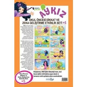Aykız Okul Öncesi Dikkat ve Zeka Geliştirme Etkinlik Seti +5 8 Kitap Takım - Heyet-Kurul-Komisyon