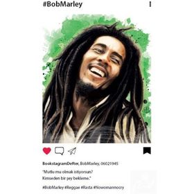 Aylak Adam Hobi 8681980580496 Bob Marley Bookstagram Defter