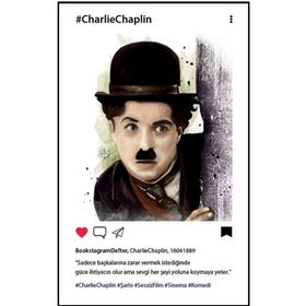 Aylak Adam Hobi 8681980580595 Charlie Chaplin Bookstagram Defter