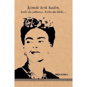Aylak Adam Hobi 8681980581431 Frida Kahlo 2 Kraft Defter