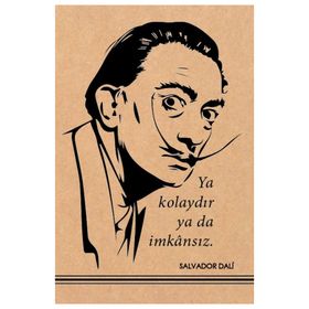 Aylak Adam Hobi 8681980581448 Salvador Dalí Kraft Defter