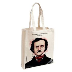 Aylak Adam Hobi 8681980581615 Edgar Allan Poe Kadın Günlük Bez Çanta