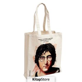 Aylak Adam Hobi 8681980581714 John Lennon Kadın Günlük Bez Çanta