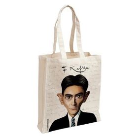 Aylak Adam Hobi 8681980581738 Kafka Karikatür Kadın Günlük Bez Çanta