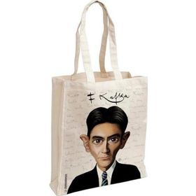 Aylak Adam Hobi 8681980581738 Kafka Karikatür Kadın Günlük Bez Çanta