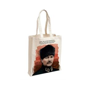 Aylak Adam Hobi 8681980581806 Mustafa Kemal Atatürk Kadın Günlük Bez Çanta