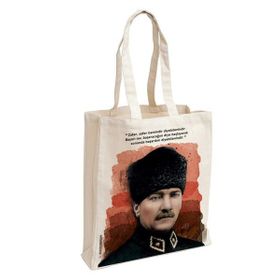 Aylak Adam Hobi 8681980581806 Mustafa Kemal Atatürk Kadın Günlük Bez Çanta