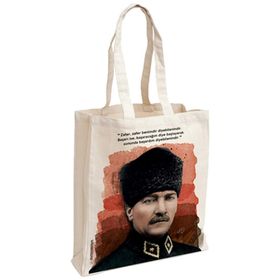 Aylak Adam Hobi 8681980581806 Mustafa Kemal Atatürk Kadın Günlük Bez Çanta
