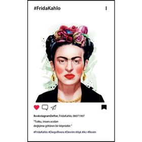 Aylak Adam Hobi Frida Kahlo Bookstagram Defter