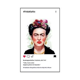 Aylak Adam Hobi Frida Kahlo Bookstagram Defter