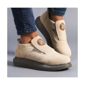 Aymood SLW161 Hippo GT Bej Bağcıksız Süet Erkek Günlük Ayakkabı