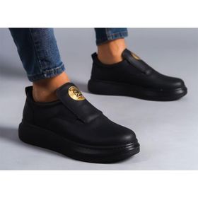 Aymood SLW161 Hippo ST Siyah Bağcıksız Cilt Erkek Günlük Ayakkabı
