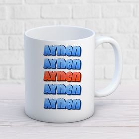 Aynen Aynen İki Tarafı Baskılı Kupa