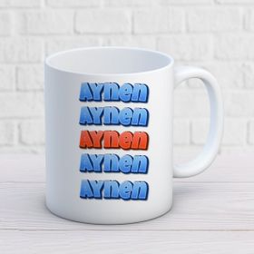 Aynen Aynen İki Tarafı Baskılı Kupa