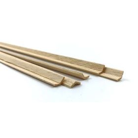 Ayous 6 mm 50 cm V Profil Ahşap Çıta