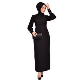Ayşe Melek 2553 Siyah Abiye Kadın Elbise
